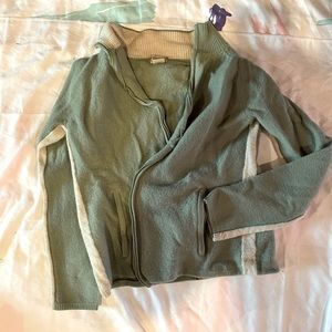 LL Bean Merino Wool Zip Sweater - M/L